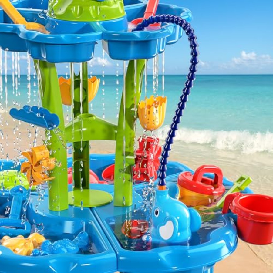 3~8세 어린이용 야외 감각놀이 물놀이 테이블, 플라스 - Kids Outdoor Sensory Table 리뷰 및 가격